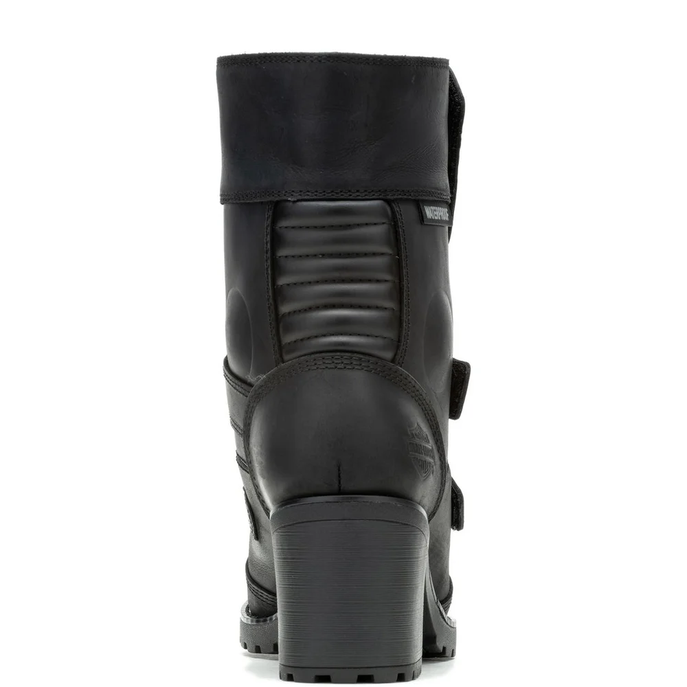 Harley-Davidson Women's Black Leather Boots - Picture 7 of 9